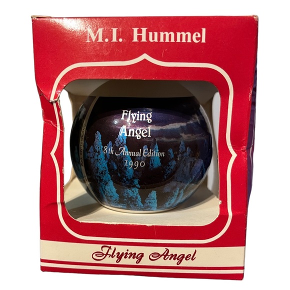 Vintage Collectible Flying Angel 8th Annual Edition 1990 Christmas Ornament - Picture 2 of 4